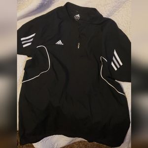 Adidas 1/4 Zip Windbreaker Shirt